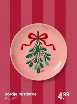 Xenos Bordje mistletoe aanbieding