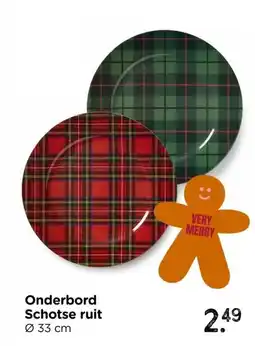 Xenos Onderbord Schotse ruit aanbieding
