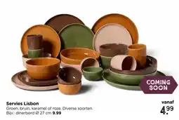 Xenos Servies Lisbon aanbieding