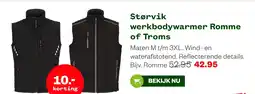 Welkoop Størvik werkbodywarmer Romme of Troms aanbieding