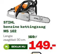 Welkoop STIHL benzine kettingzaag MS 162 aanbieding