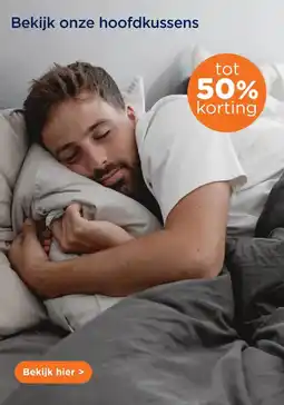 TotaalBED Bekijk onze hoofdkussens aanbieding