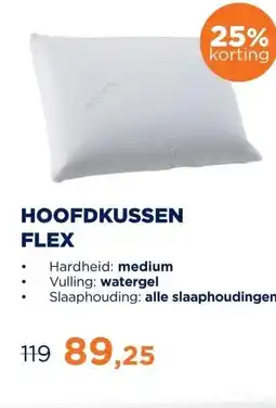 TotaalBED HOOFDKUSSEN FLEX aanbieding