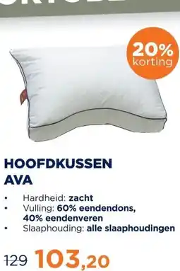 TotaalBED HOOFDKUSSEN AVA aanbieding
