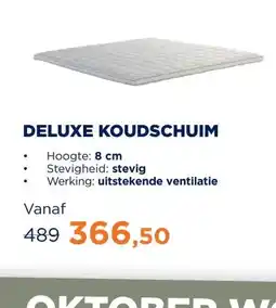 TotaalBED DELUXE KOUDSCHUIM aanbieding