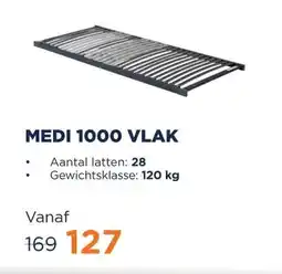 TotaalBED MEDI 1000 VLAK aanbieding