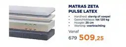 TotaalBED MATRAS ZETA PULSE LATEX aanbieding