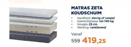 TotaalBED MATRAS ZETA KOUDSCHUIM aanbieding