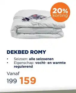TotaalBED DEKBED ROMY aanbieding