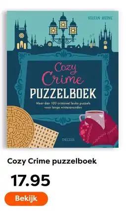 The Read Shop Cozy Crime Puzzelboek aanbieding