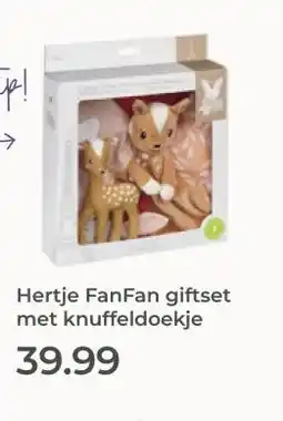 Prenatal Hertje FanFan giftset met knuffeldoekje aanbieding