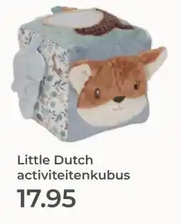 Prenatal Little Dutch activiteitenkubus aanbieding