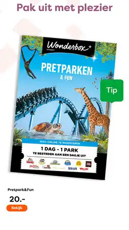 The Read Shop Wonderbox Pretparken & Fun aanbieding