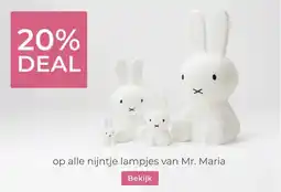 Prenatal op alle nijntje lampjes van Mr. Maria aanbieding