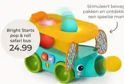 Prenatal Bright Starts pop & roll safari bus aanbieding
