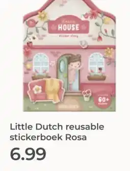 Prenatal Little Dutch reusable stickerboek Rosa aanbieding