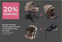 Prenatal Bundel Prénatal kinderwagen Sammy & autostoel Sunny inc. base aanbieding
