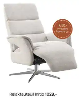 Pronto wonen Relaxfauteuil Initio aanbieding