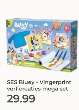 Prenatal SES Bluey - Vingerprint verf creaties mega set aanbieding