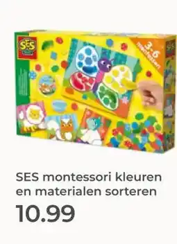Prenatal SES montessori kleuren en materialen sorteren aanbieding