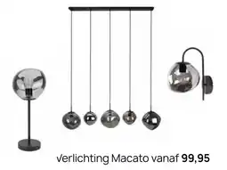 Pronto wonen Verlichting Macato aanbieding