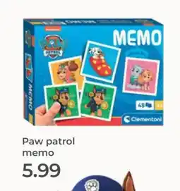 Prenatal Paw patrol memo aanbieding