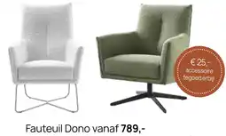 Pronto wonen Fauteuil Dono aanbieding