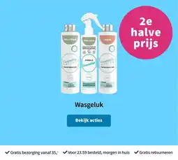 Plein.nl Wasgeluk 2e halve prijs aanbieding
