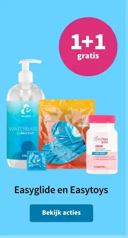 Plein.nl Easyglide en Easytoys 1+1 gratis aanbieding
