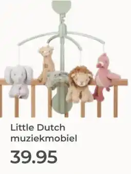 Prenatal Little Dutch muziekmobiel aanbieding