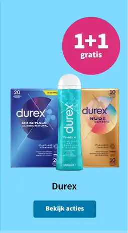 Plein.nl Durex 1+1 gratis aanbieding