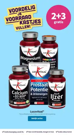 Plein.nl Lucovitaal 2+3 gratis aanbieding