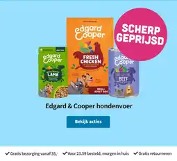 Plein.nl Edgard & Cooper hondenvoer aanbieding