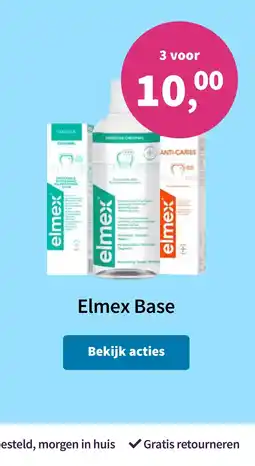 Plein.nl Elmex Base aanbieding