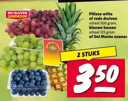 Nettorama Pitloze witte of rode druiven blauwe bessen aanbieding