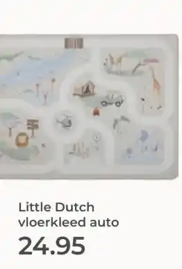 Little Dutch vloerkleed auto