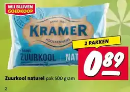 Nettorama Zuurkool naturel aanbieding