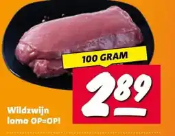 Nettorama Wildzwijn lomo aanbieding