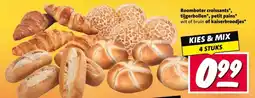 Nettorama Roomboter croissants, tijgerbollen, petit pains aanbieding