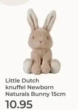 Prenatal Little Dutch knuffel Newborn Naturals Bunny 15cm aanbieding