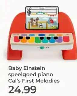 Prenatal Baby Einstein speelgoed piano Cal's First Melodies aanbieding