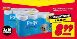 Nettorama Page toiletpapier compleet schoon aanbieding