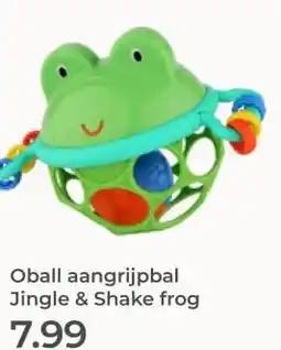 Prenatal Oball aangrijpbal Jingle & Shake frog aanbieding