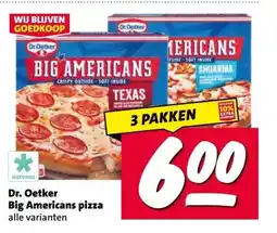 Nettorama Dr. Oetker Big Americans pizza aanbieding