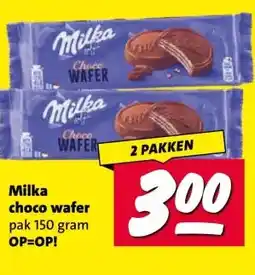 Nettorama Milka choco wafer aanbieding