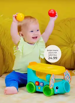 Prenatal Bright Starts pop & roll safari bus aanbieding