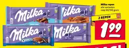 Nettorama Milka repen aanbieding
