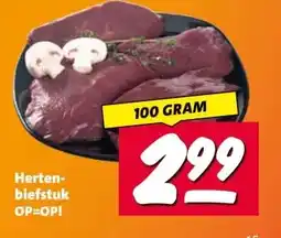 Nettorama Herten- biefstuk aanbieding