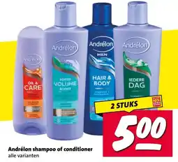 Nettorama Andrélon shampoo of conditioner aanbieding