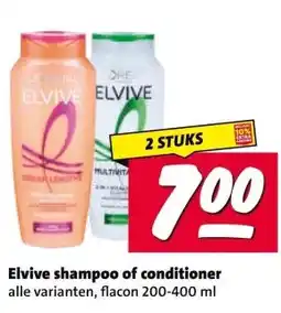 Nettorama Elvive shampoo of conditioner aanbieding